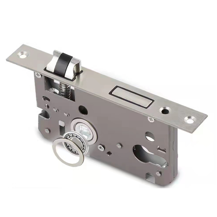 Sliding door stainless steel lock 265 european mortise lock door body in brass lock cylinder set