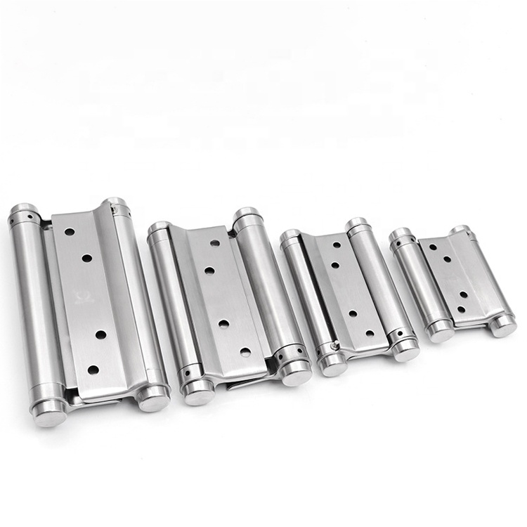 High Quality Custom Color Sizes Punch Hidden Folding Furniture Cabinet Door Iron Spring Hinges With Screws