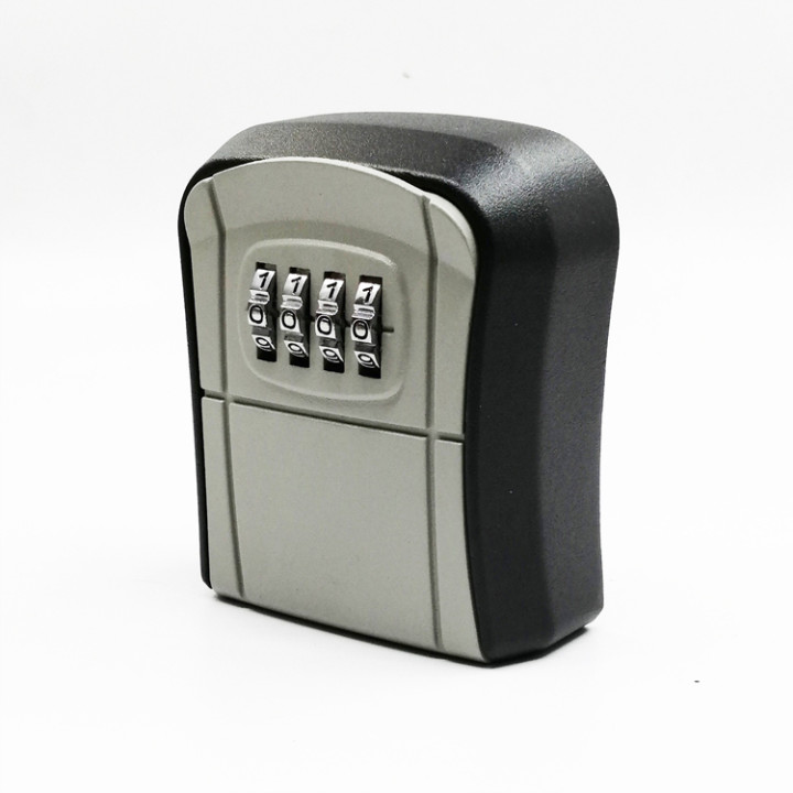 Small combination lock box code and key wall mounted key safe box outdoor password key lock boxes