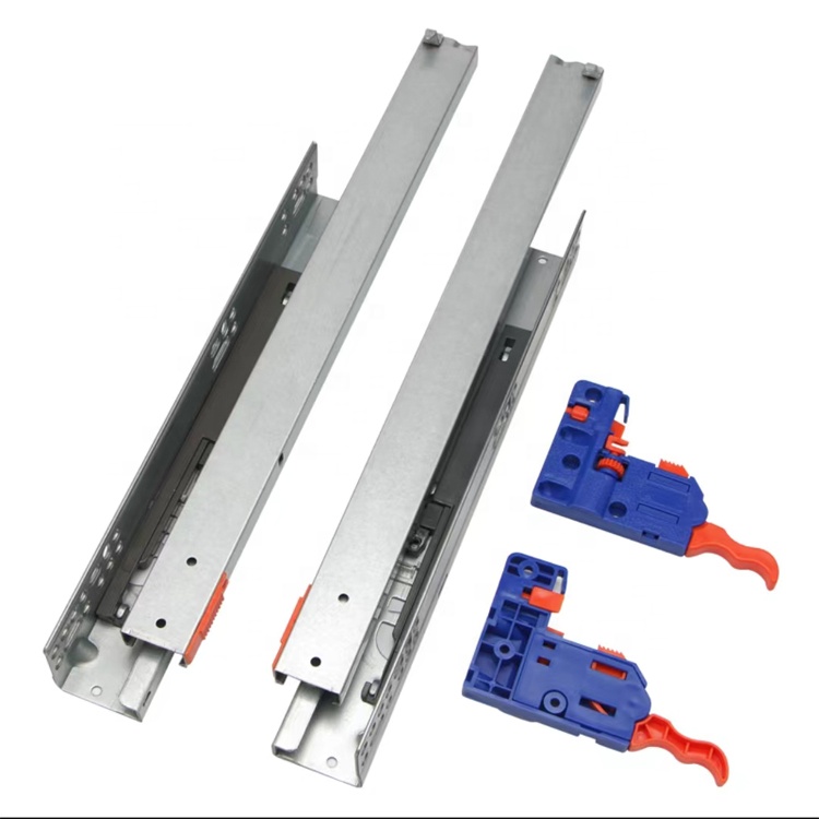 Guida per cassetti sottopiano guide per cassetti con canale di estensione telescopico con cuscinetti a sfera