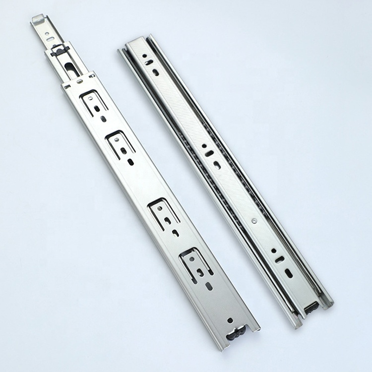 Soft close 40mdrawer slide rail Cabinet Telescopic Channel Drawer Slides Bottom Bearing Cabinet undermount dtc Drawer Slide rail