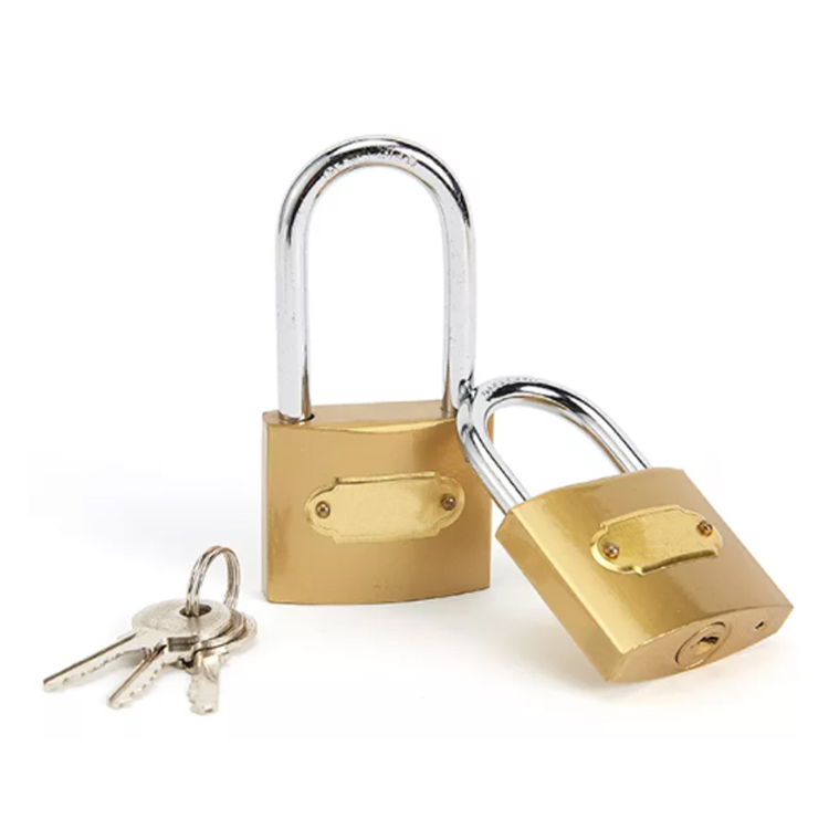 Padlocks and keys in bulk double waterproof ring iron lock safety padlock iron locker key 30mm padlock