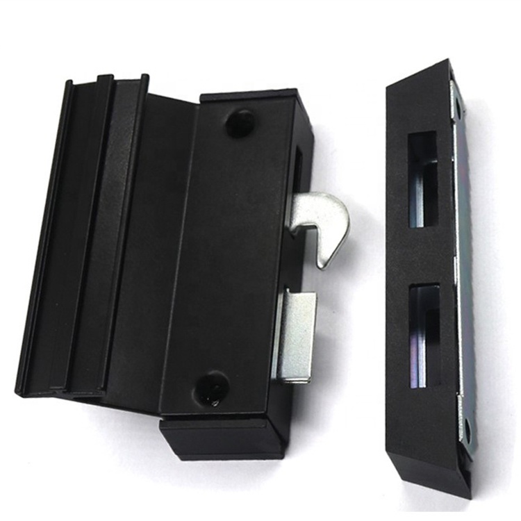 Hot Sale Magnetic Hook Lock For Aluminum Sliding Door Lock For Closet Sliding Door Latch Lock