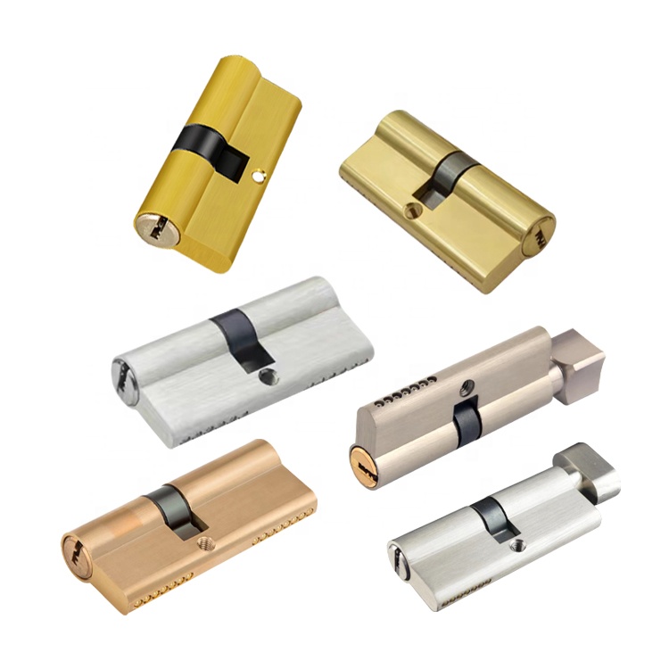 Security Cylinder Door Lock Core With 2 Piece Key Door Lock Cylinder Euro Door Lock Cylinders