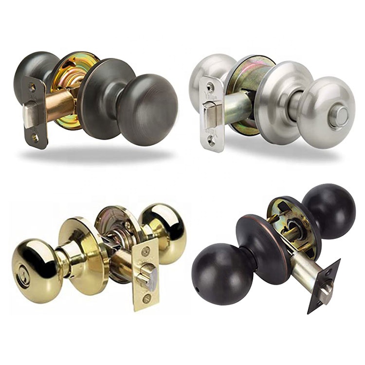 Fire Rated Deadbolt Latch Cylinder Sash Mortice Interior Door Round Door Lock Knob Handle Vintage Mortice Lock