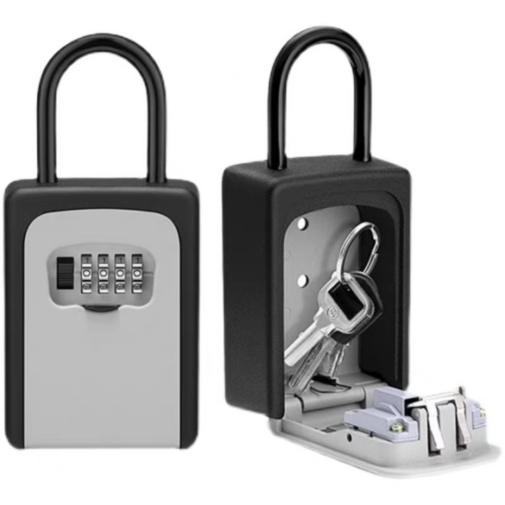 Outdoor Keyless Password Code Combination Hide On Wall Mount Mounted key lock safe boxes lock box for keys