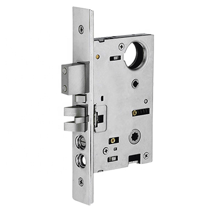 住宅插芯门锁套装圆形安全插芯锁芯 25 毫米多点插芯锁