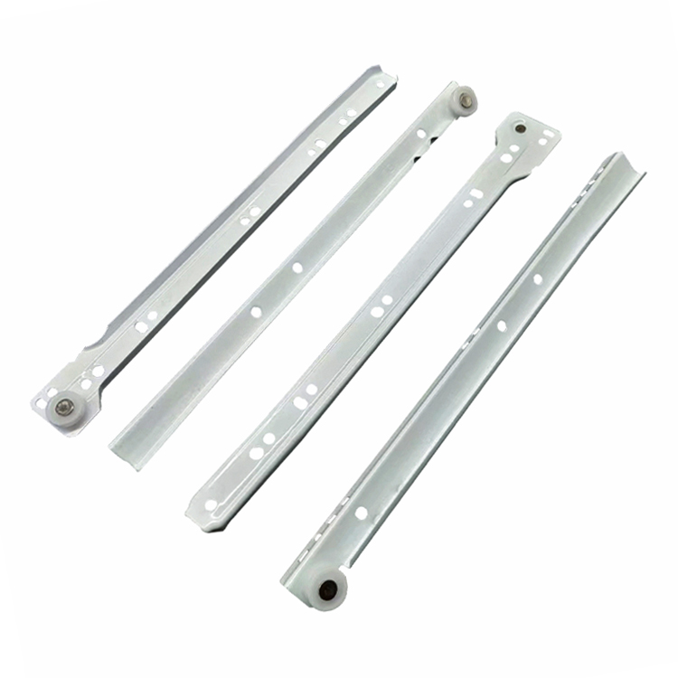 Furniture Hardware FGV Type Soft Closing Undermount Drawer Runner Slide Push To Open Drawer Slide Rail