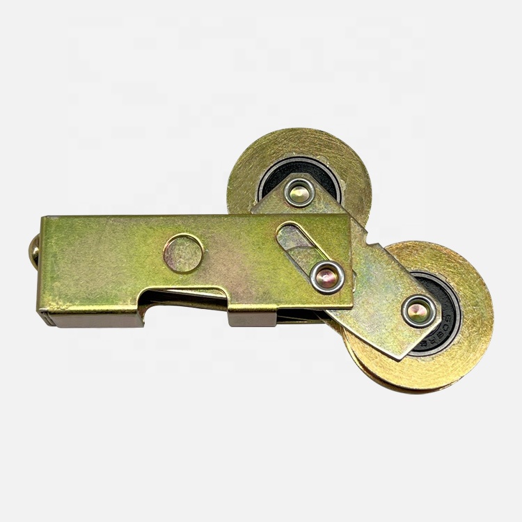 Good Quality Iron Sliding Double Bearing Wheels Sliding Patio Door And Window Roller