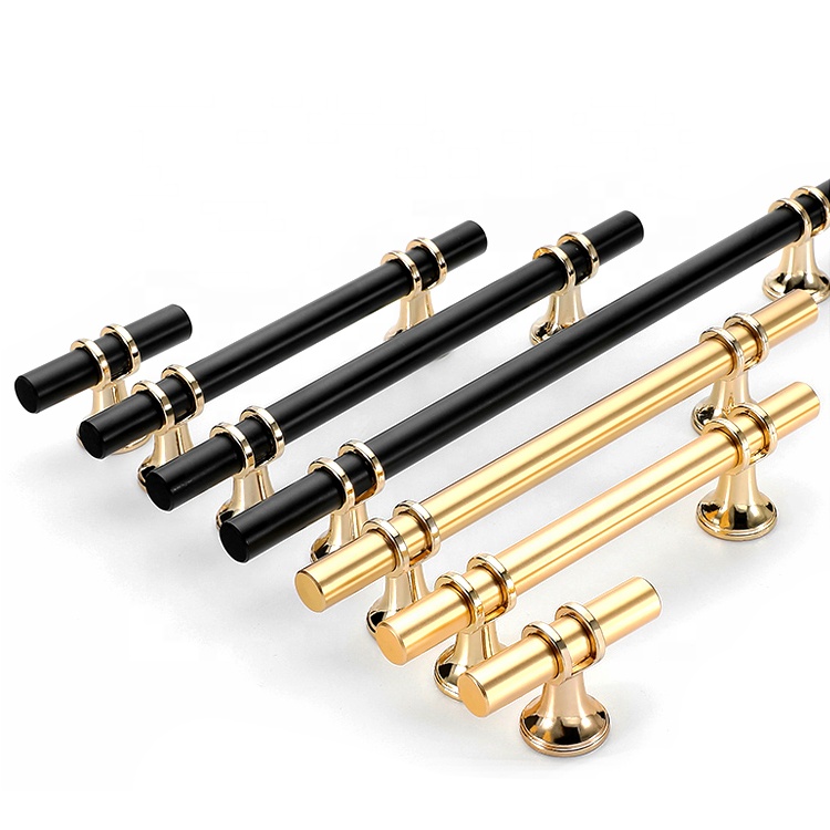 Gold Furniture Handle 320mm Black Combination Single Hole Knobs Kitchen Cheap Modern Nordic Fancy Cabinet Handles